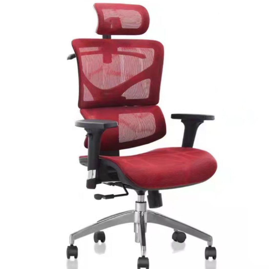 Verstelbare stoelhoogte Executive Chair Swivel High Back Chair met caster wielen