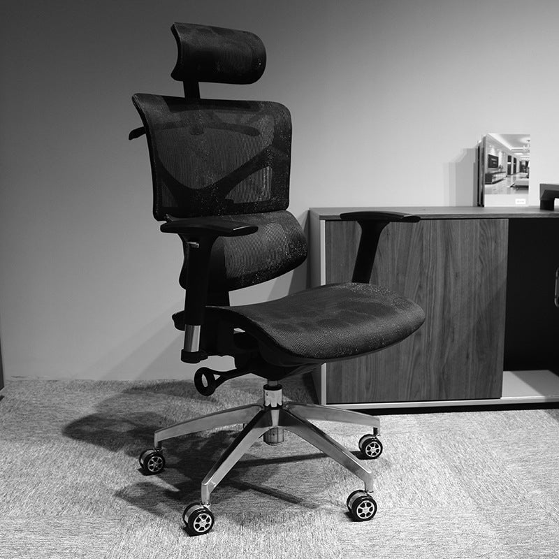 Einstellbarer Sitzhöhe Executive Chair Drehschwenk hoher Rückenstuhl mit Zaubererrädern