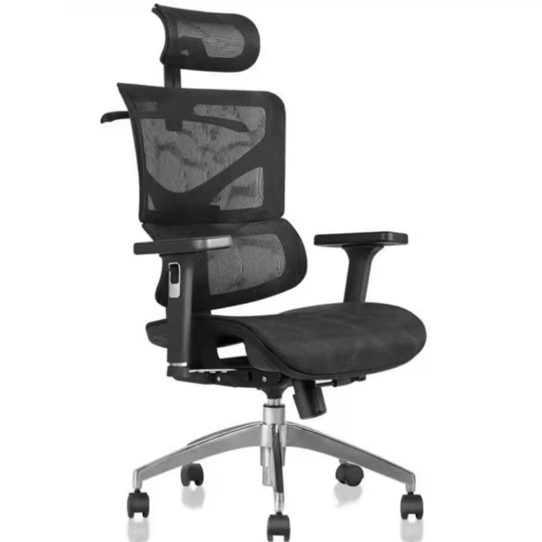 Verstelbare stoelhoogte Executive Chair Swivel High Back Chair met caster wielen