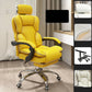 Contemporary High Back Chair Height-adjustable Chair with Wheels Yellow With Footrest Clearhalo 'furn' 'furn_office_chair' 'Furniture' 'Office Chairs' 'Office Furniture' 'office_chair' 5276089