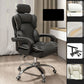 Contemporary High Back Chair Height-adjustable Chair with Wheels Black Without Footrest Clearhalo 'furn' 'furn_office_chair' 'Furniture' 'Office Chairs' 'Office Furniture' 'office_chair' 5276094