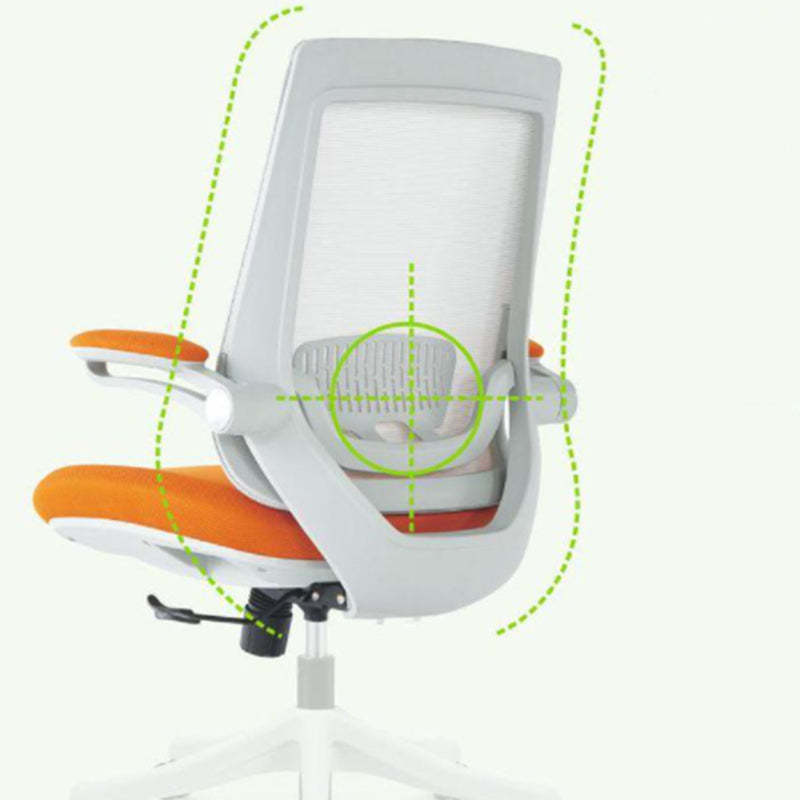 Verstelbare arm bureaustoel Moderne werkstoel met wielen