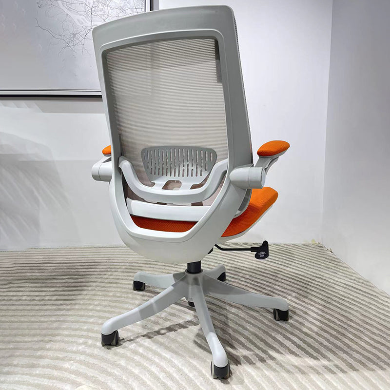Sedia da ufficio a braccio regolabile sedia da lavoro moderna con ruote