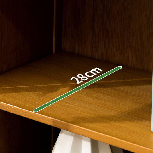 Closed Back Bookshelf Door Standard Bookcase for Home Office