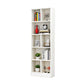Closed Back Modern Style Bookcase Wood Bookshelf for Home Office