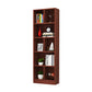 Closed Back Modern Style Bookcase Wood Bookshelf for Home Office