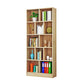 Closed Back Modern Style Bookcase Wood Bookshelf for Home Office