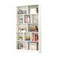 Closed Back Modern Style Bookcase Wood Bookshelf for Home Office