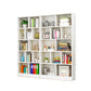 Closed Back Modern Style Bookcase Wood Bookshelf for Home Office