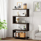 Open Back Modern Style Bookshelf Wood Bookshelf for Home Office