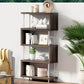 Open Back Modern Style Bookshelf Wood Bookshelf for Home Office