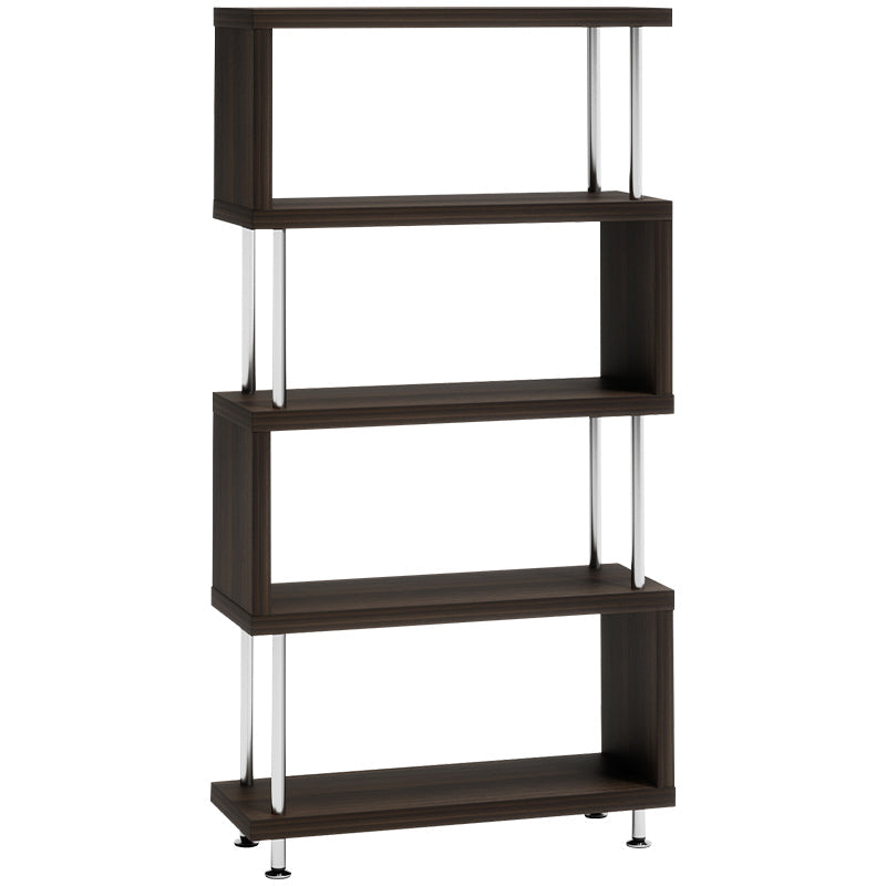 Open Back Modern Style Bookshelf Wood Bookshelf for Home Office