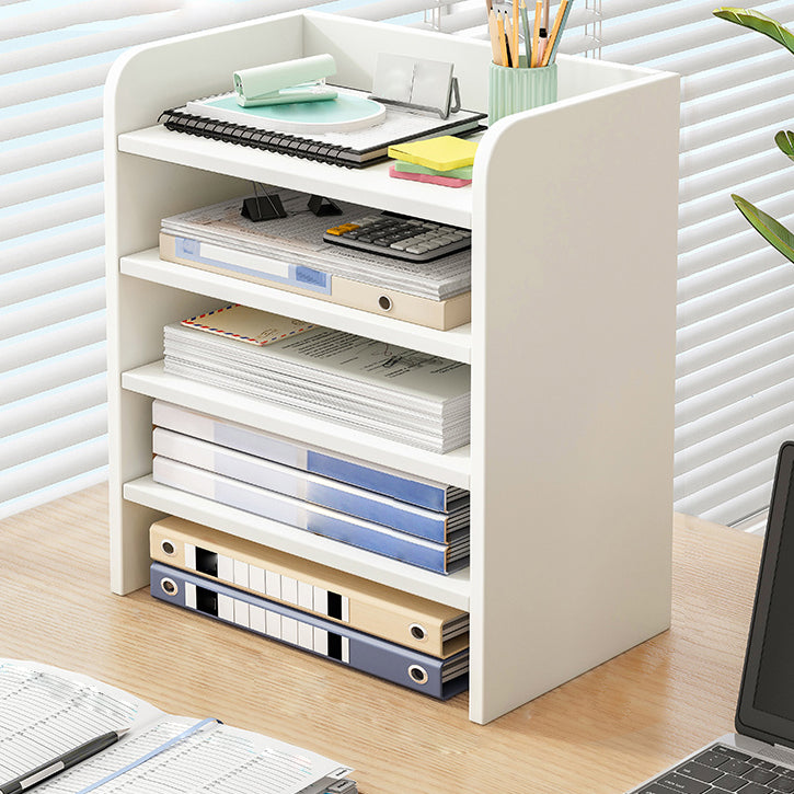 Contemporary Bookcase Closed Back Shelf Bookcase for Study Room Clearhalo 'Bookcases' 'furn' 'furn_bookcases' 'Furniture' 'Office Furniture' 5276265