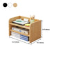 Contemporary Bookcase Closed Back Shelf Bookcase for Study Room Clearhalo 'Bookcases' 'furn' 'furn_bookcases' 'Furniture' 'Office Furniture' 5276272