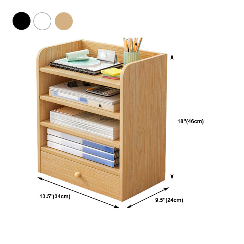 Contemporary Bookcase Closed Back Shelf Bookcase for Study Room Clearhalo 'Bookcases' 'furn' 'furn_bookcases' 'Furniture' 'Office Furniture' 5276275