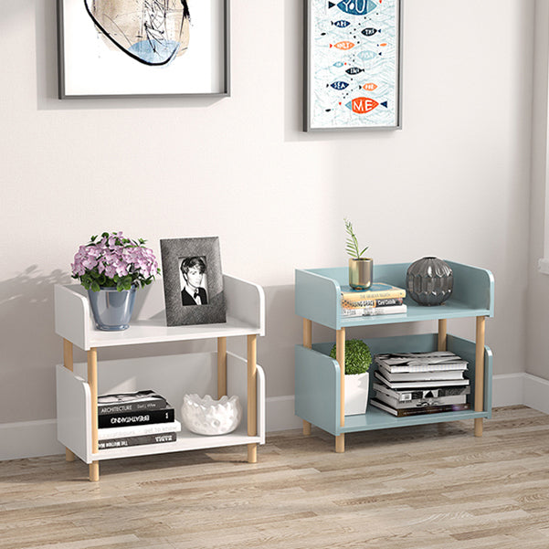 Libreria in stile scandinavo libreria aperta ingegnere in legno per ufficio