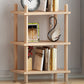 Modern Style Bookshelf Open Back Artificial Wood Bookcase for Office 13.8"L x 9.8"W x 26.8"H Natural Clearhalo 'Bookcases' 'furn' 'furn_bookcases' 'Furniture' 'Office Furniture' 5276302