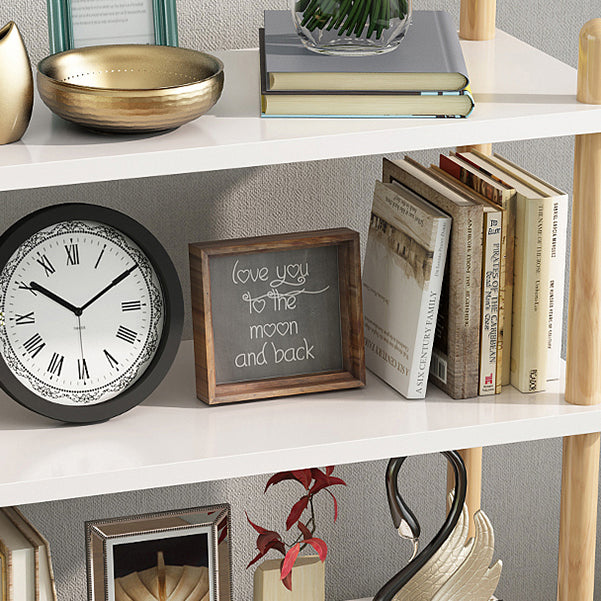 Modern Style Bookshelf Open Back Artificial Wood Bookcase for Office Clearhalo 'Bookcases' 'furn' 'furn_bookcases' 'Furniture' 'Office Furniture' 5276313