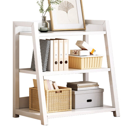 Modern Style Bookshelf Metal Frame and Wood Shelf Bookcase for Office