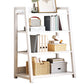 Modern Style Bookshelf Metal Frame and Wood Shelf Bookcase for Office