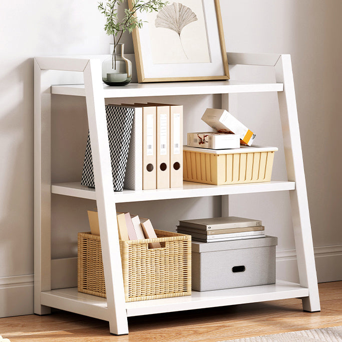 Modern Style Bookshelf Metal Frame and Wood Shelf Bookcase for Office