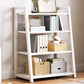 Modern Style Bookshelf Metal Frame and Wood Shelf Bookcase for Office