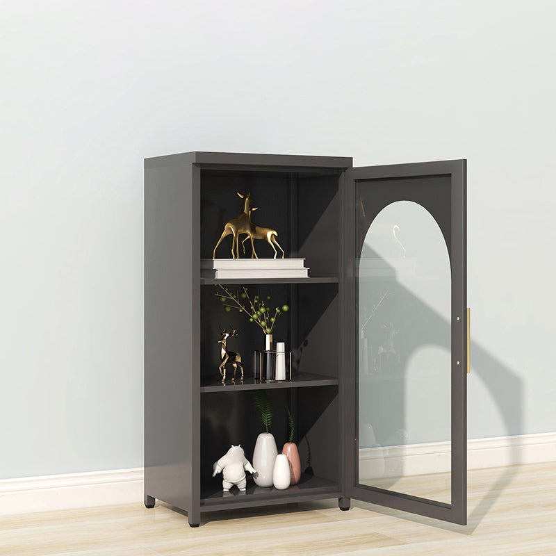 39.96"H Bookshelf Scandinavian Bookcase for Home Office with Door Clearhalo 'Bookcases' 'furn' 'furn_bookcases' 'Furniture' 'Office Furniture' 5276486