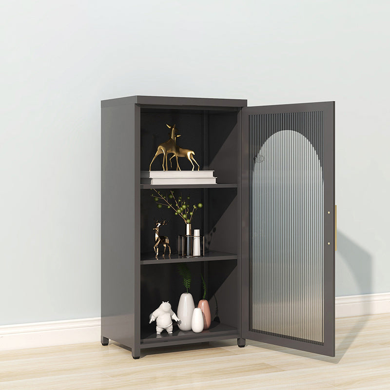 39.96"H Bookshelf Scandinavian Bookcase for Home Office with Door Clearhalo 'Bookcases' 'furn' 'furn_bookcases' 'Furniture' 'Office Furniture' 5276488