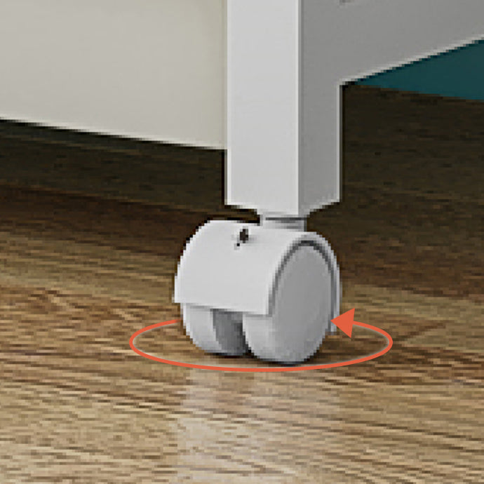 11.81"W Bookshelf Contemporary Style Bookcase for Home Study Room with Casters Clearhalo 'Bookcases' 'furn' 'furn_bookcases' 'Furniture' 'Office Furniture' 5276537