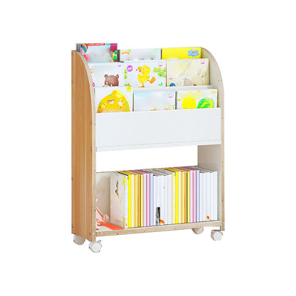 Hedendaagse stijl boekenplank Engineered houten boekenkast voor thuisstudieruimte