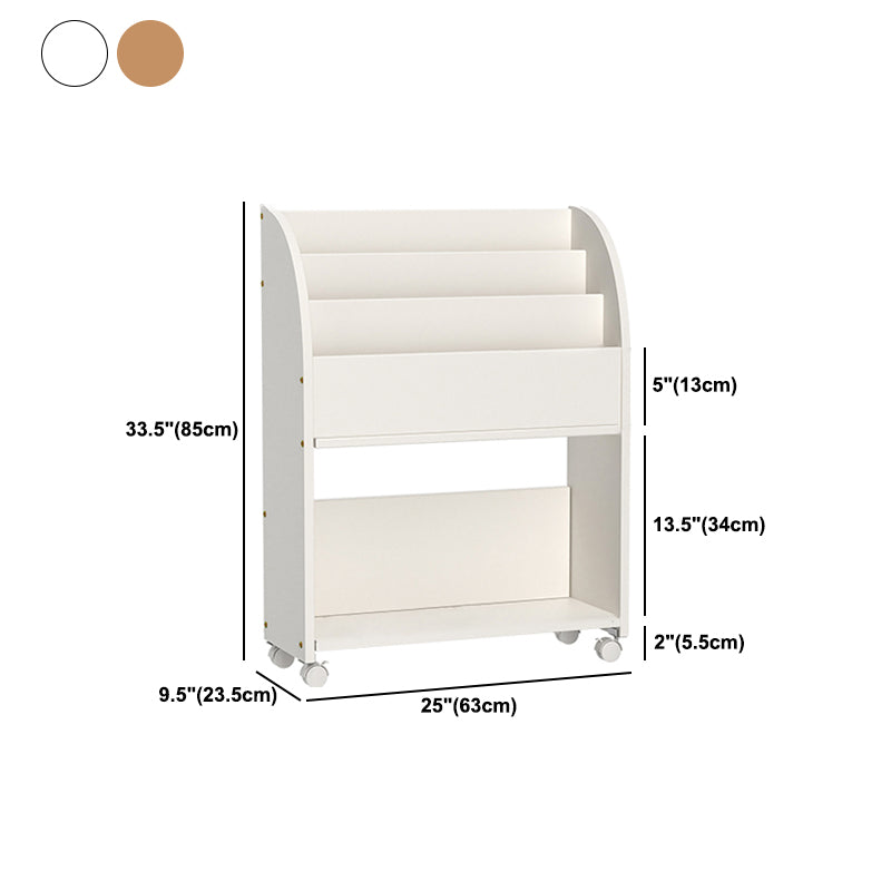 Hedendaagse stijl boekenplank Engineered houten boekenkast voor thuisstudieruimte