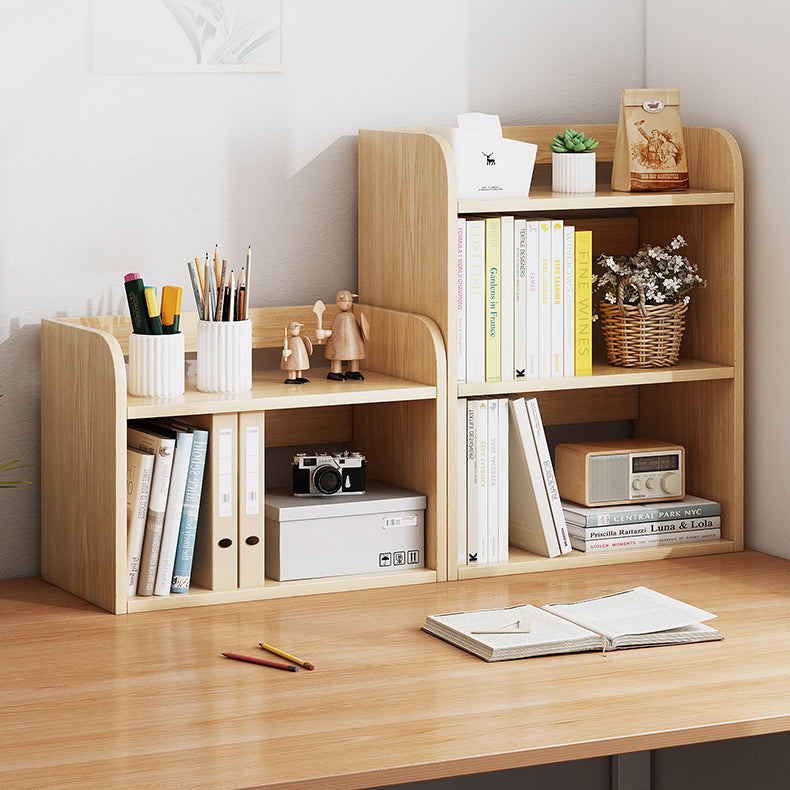 Lichtbruine moderne stijl boekenplank ingenieur houten boekenkast voor thuis
