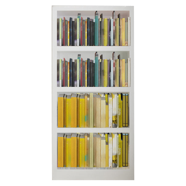 Witte moderne stijl boekenplank ingenieur houten boekenkast voor thuis