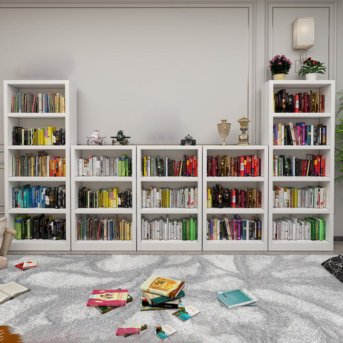 Witte moderne stijl boekenplank ingenieur houten boekenkast voor thuis