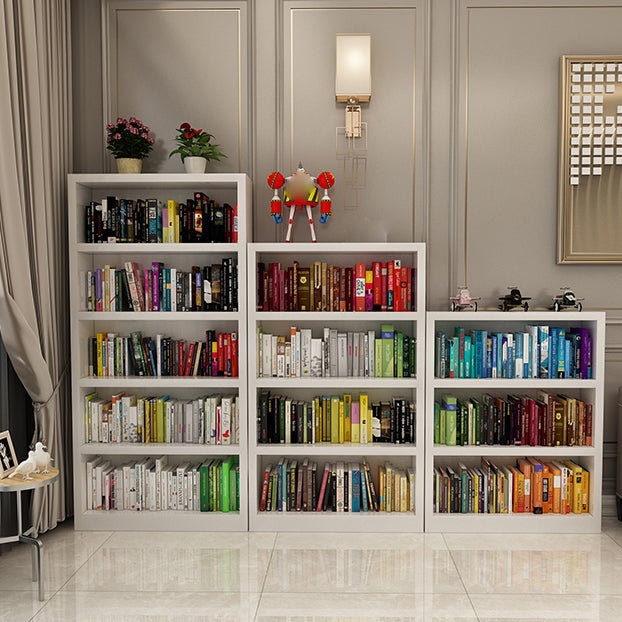 Witte moderne stijl boekenplank ingenieur houten boekenkast voor thuis