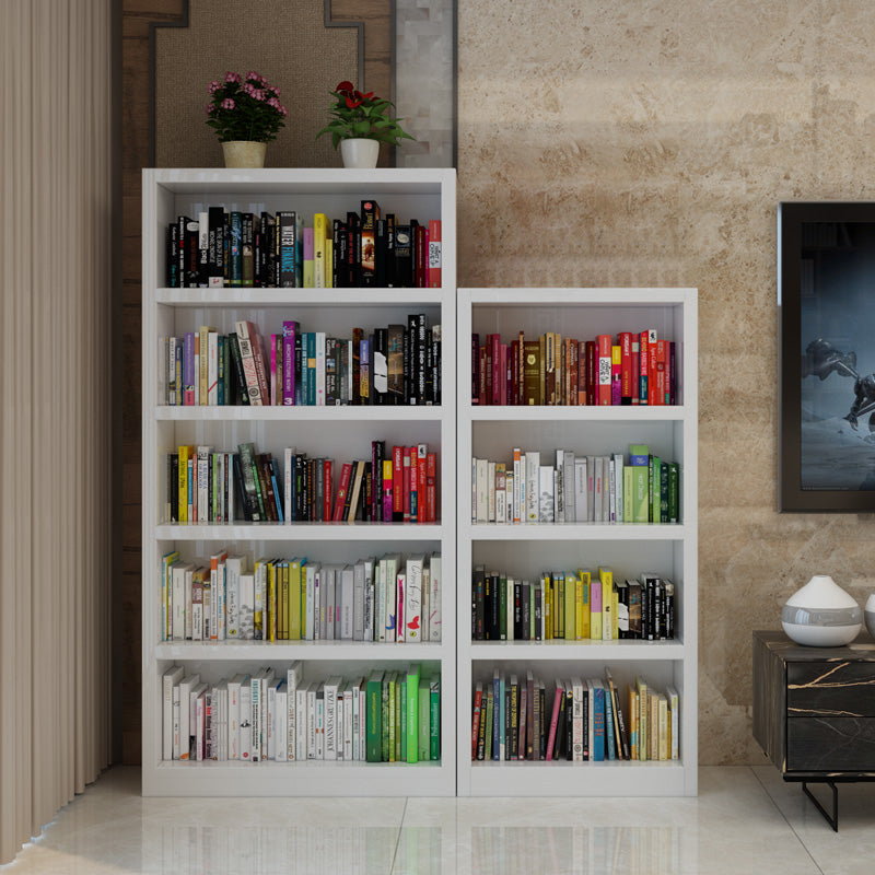 Witte moderne stijl boekenplank ingenieur houten boekenkast voor thuis