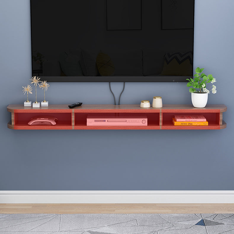 Scandinavian Engineered Wood Media Console Matte Finish TV Media Stand with Shelves Clearhalo 'furn' 'furn_tv_stands_entertainment_centers' 'Furniture' 'Living Room Furniture' 'TV Stands & Entertainment Centers' 'TV Stands & Media Storage Furniture' 'tv_stands_entertainment_centers' 5276739