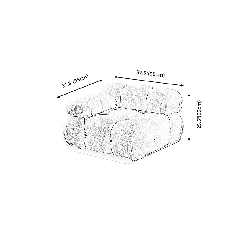 Coussins standard de salon à 1 plage fixes