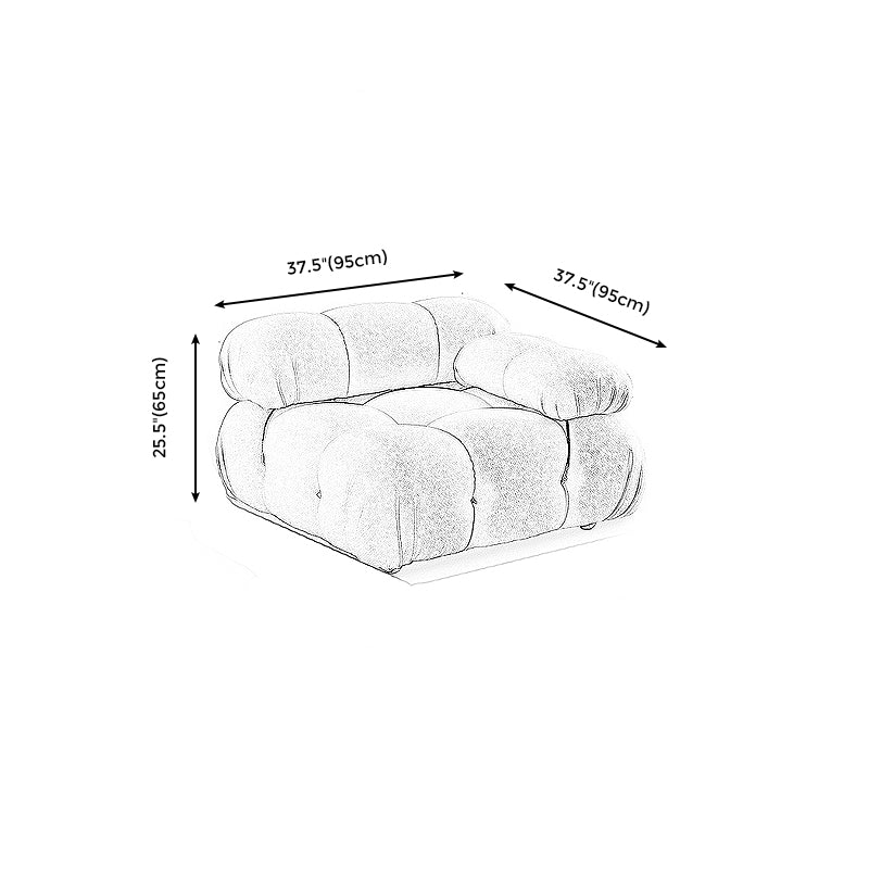 Coussins standard de salon à 1 plage fixes