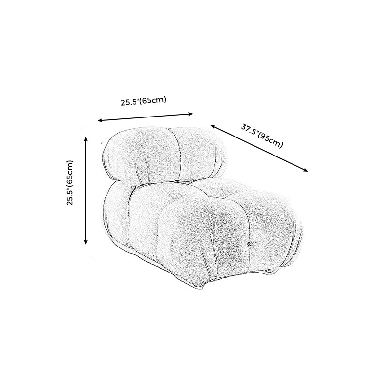 Coussins standard de salon à 1 plage fixes