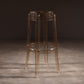 Modern Style Bar-stool Acrylic Round Counter Bar Stool for Kitchen Bar Amber 4 Piece Set Bar Stool(30"H) Clearhalo 'Bar Furniture' 'Bar Stools' 'bar_stools' 'furn' 'furn_bar_stools' 'Furniture' 'Kitchen & Dining Furniture' 5276885