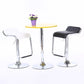 Modern Backrest Liftable Stool Steel Cashier Bar Stool with Leather Cushion and Pedal Clearhalo 'Bar Furniture' 'Bar Stools' 'bar_stools' 'furn' 'furn_bar_stools' 'Furniture' 'Kitchen & Dining Furniture' 5278150