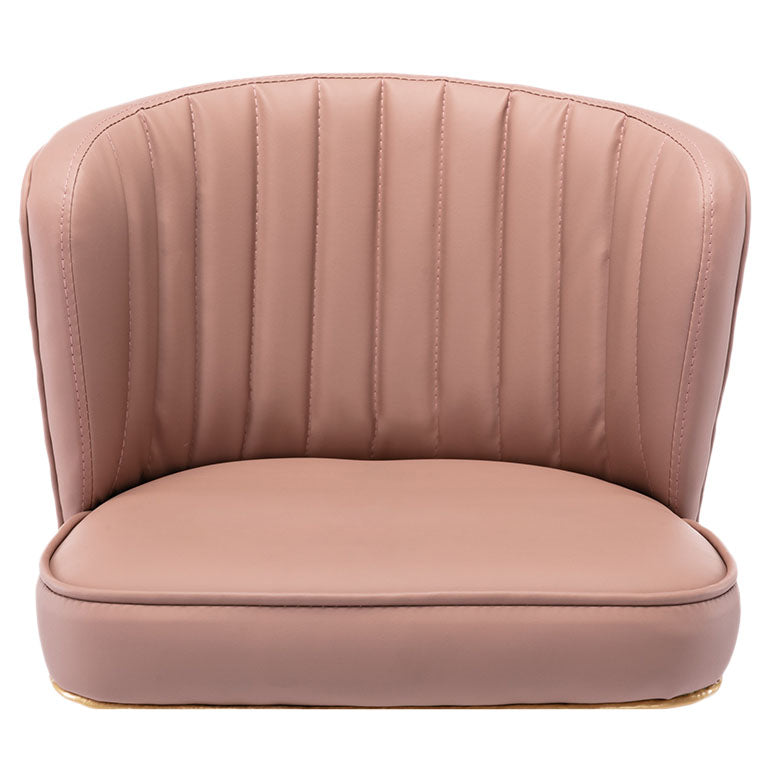 Scandinavian Footrest Checkout Counter Stool Matte Finish PU Leather Barstool Clearhalo 'Bar Furniture' 'Bar Stools' 'bar_stools' 'furn' 'furn_bar_stools' 'Furniture' 'Kitchen & Dining Furniture' 5278358