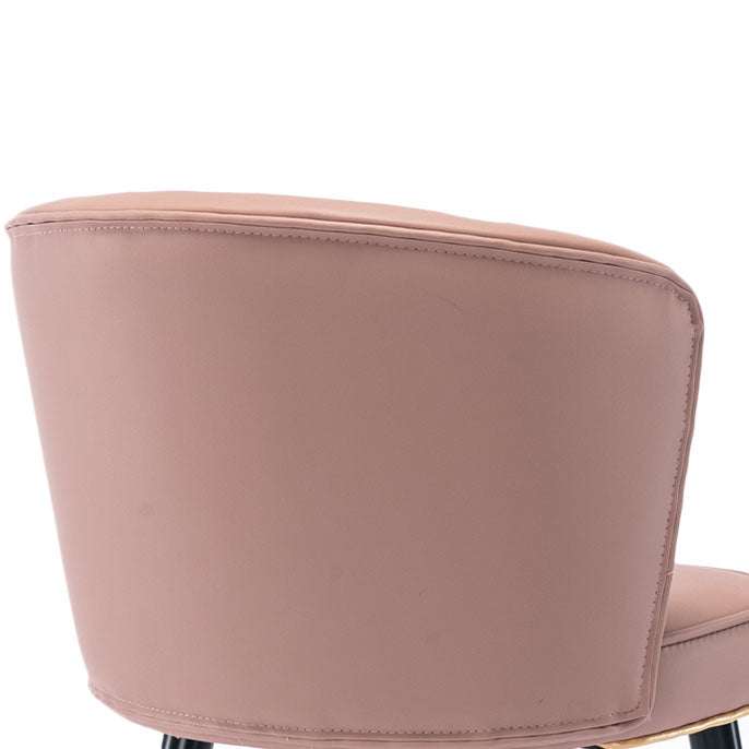 Scandinavian Footrest Checkout Counter Stool Matte Finish PU Leather Barstool Clearhalo 'Bar Furniture' 'Bar Stools' 'bar_stools' 'furn' 'furn_bar_stools' 'Furniture' 'Kitchen & Dining Furniture' 5278360