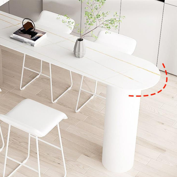 1/2/3/3/5 Pièces de table de pub de pierre fritte