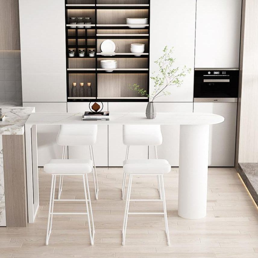 1/2/3/3/5 Pièces de table de pub de pierre fritte