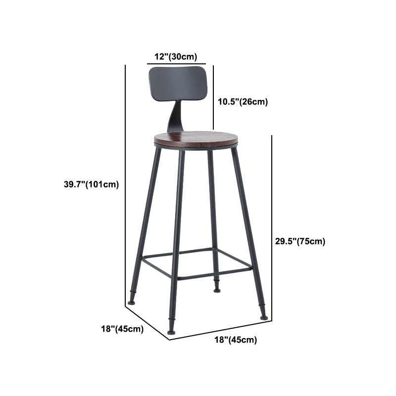 Industrial 1/2/3/5 Pièces Ensemble de table de bar à bois massif
