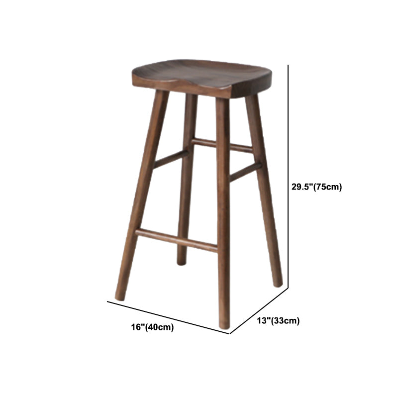 Juego de mesa de bar rectangular de madera maciza de lujo, mesa de mostrador de 1/4/5 piezas con taburetes sin respaldo