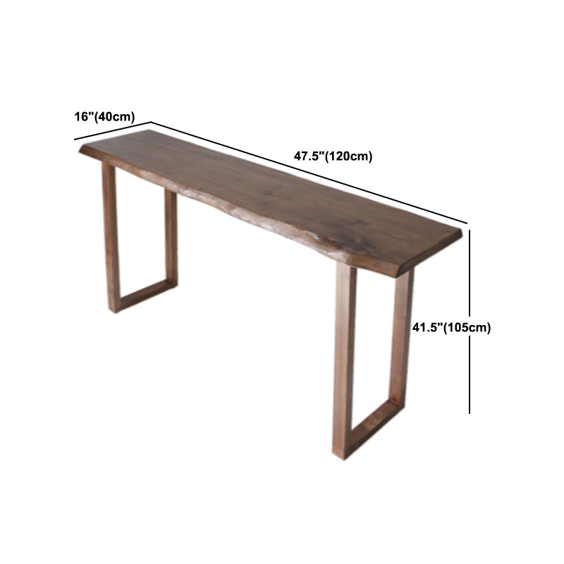 Juego de mesa de bar rectangular de madera maciza de lujo, mesa de mostrador de 1/4/5 piezas con taburetes sin respaldo
