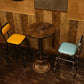 Industrial 1/2/3 Pièces Table de table en bois massif set Bistro Set pour usage domestique